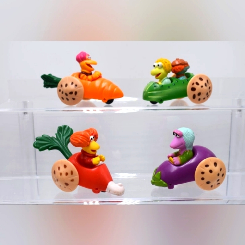 Fraggle Rock McDonald's Mokey Gogo Carrot Car Push Along Racers